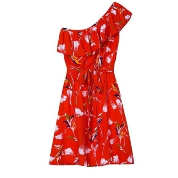 MINKPINK Seeing Red one shoulder dress XS / 0753 - Picture 1 of 6